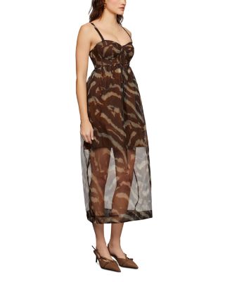 Zarina Silk Bustier Dress