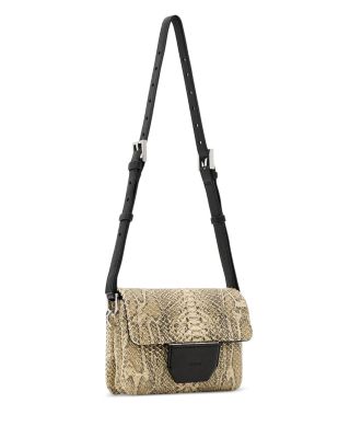 Jupiter Snake Embossed Leather Crossbody