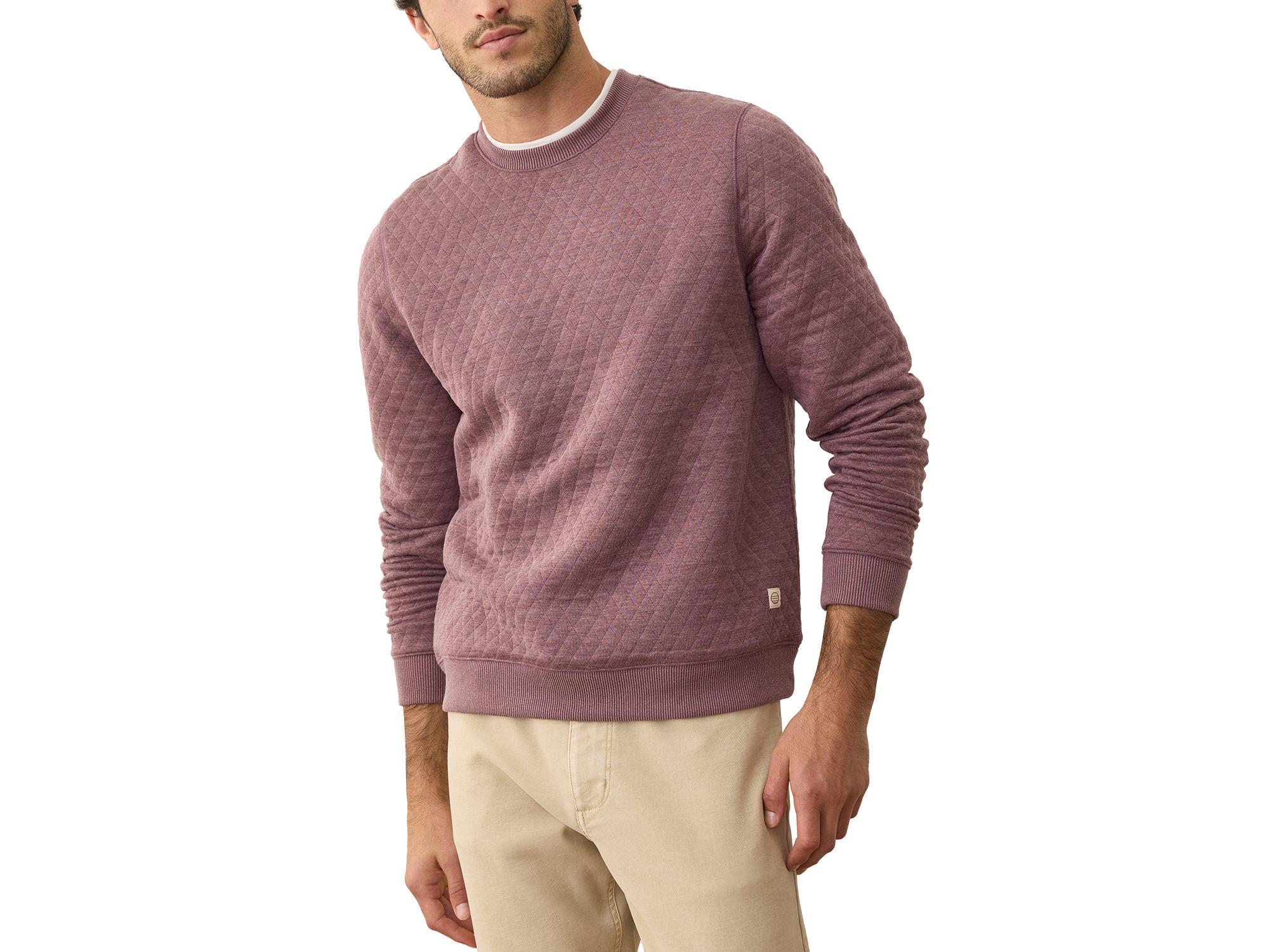 Corbet Quilted Crewneck Sweater - Image 1