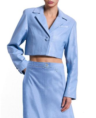 Poppy Leather Blazer