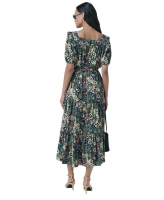 Georgia Tiered Floral Midi Dress
