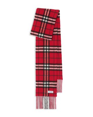 Narrow Check Cashmere Scarf - Exclusive