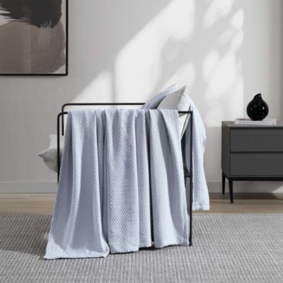 Matelasse Woven Cotton Blanket, King