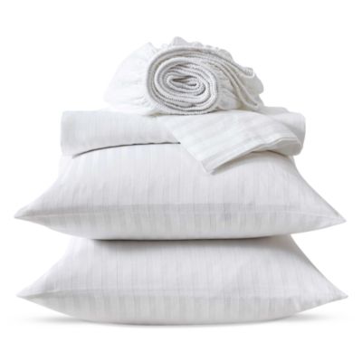 Dobby Stripe 4 Piece Sheet Set, Queen