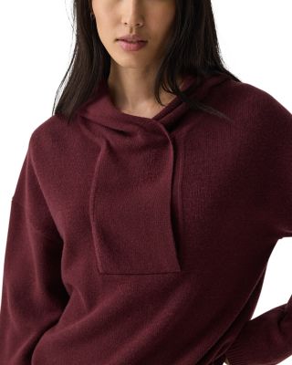 Wool Cashmere Felted Hoodie