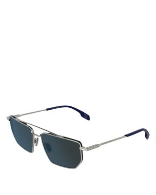 Metal Lines Titanium Navigator Sunglasses, 59mm