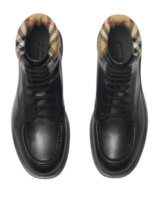 Leather Rogue Combat Boots