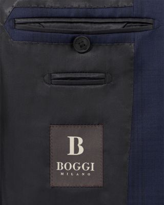 Slim Fit Prince of Wales Wool Suit