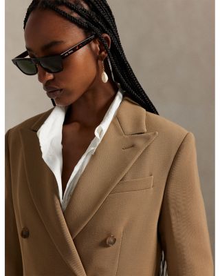 Double-Breasted Wool Coat