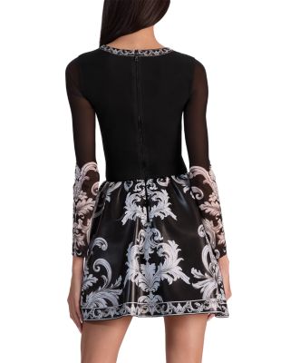 Chara Round Neck Long Sleeve Dress