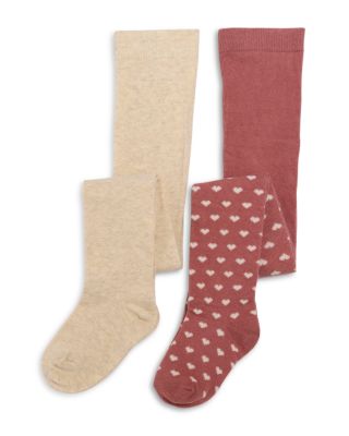 Girls' Footed Sweater Tights, 2 Pack - Little Kid