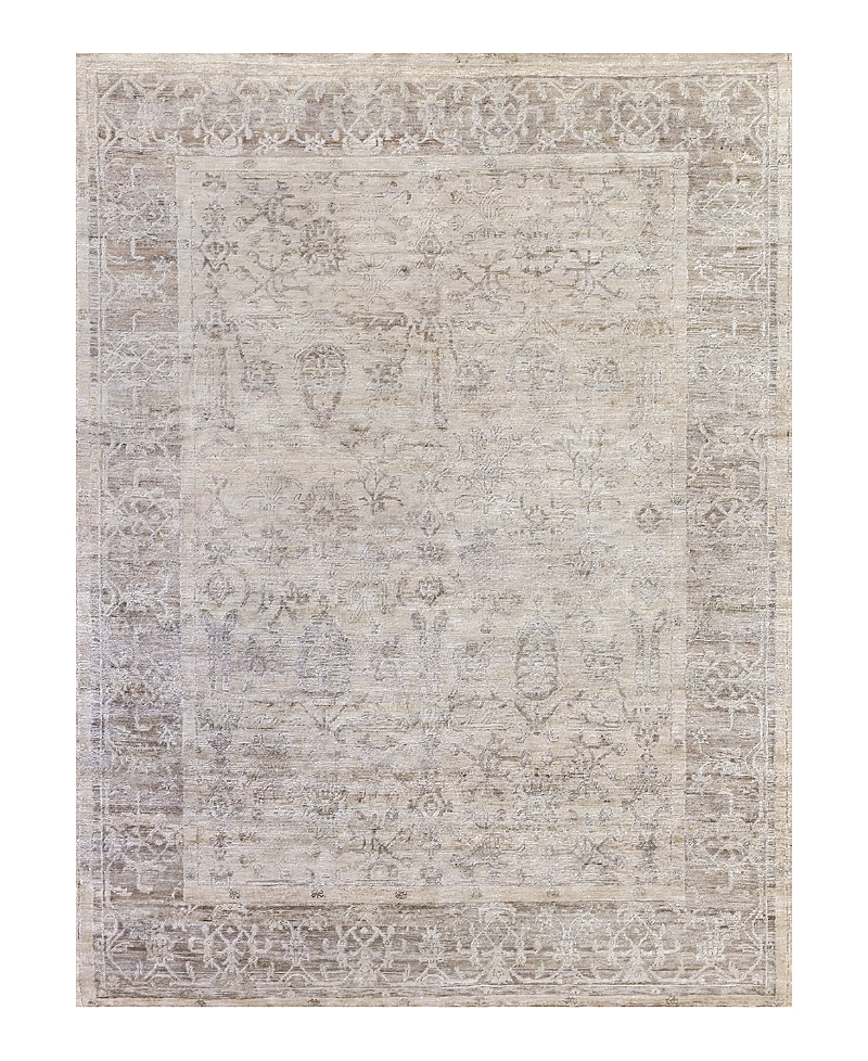 Exquisite Rugs Antique'd Silk 3284 Area Rug 6'x9' In Neutral