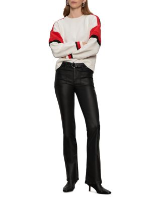 Sporty Stripe Crewneck Sweater