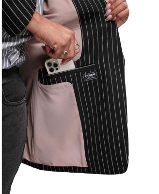 The Empower Pinstripe Tux Blazer