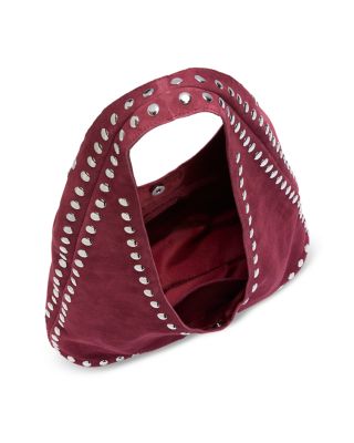 Studded Suede Hobo Bag - Exclusive