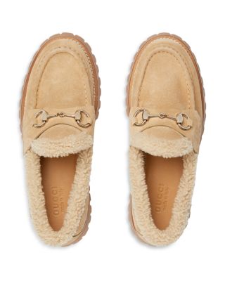 Women's Suede Horsebit Loafers
