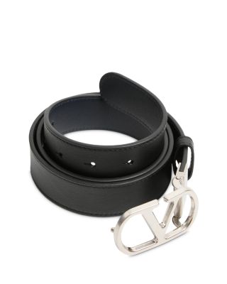 Reversible Leather Monogram Belt