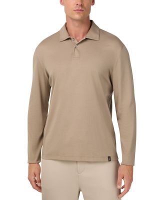Pima Interlock Long Sleeve Polo