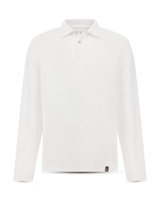 Pima Interlock Long Sleeve Polo