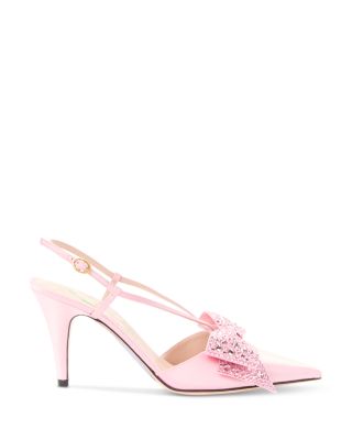 Women's Bow Slingback Pumps