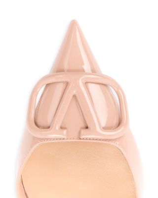 Women's VLogo d'Orsay Patent Leather Pumps