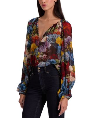 Josephine Split Neck Top