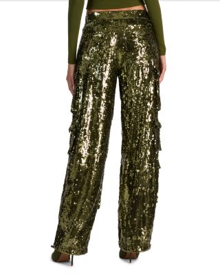 Olympia Mr Sequin Baggy Cargo Pants
