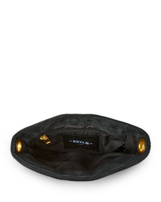 Dream Stash Small Quilted Suede Shoulder Bag