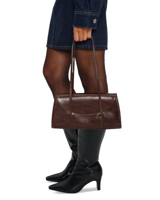 Elena Small Leather Shoulder Bag