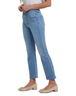 Billie High Rise Mini Bootcut Ankle Jeans in Salamanca
