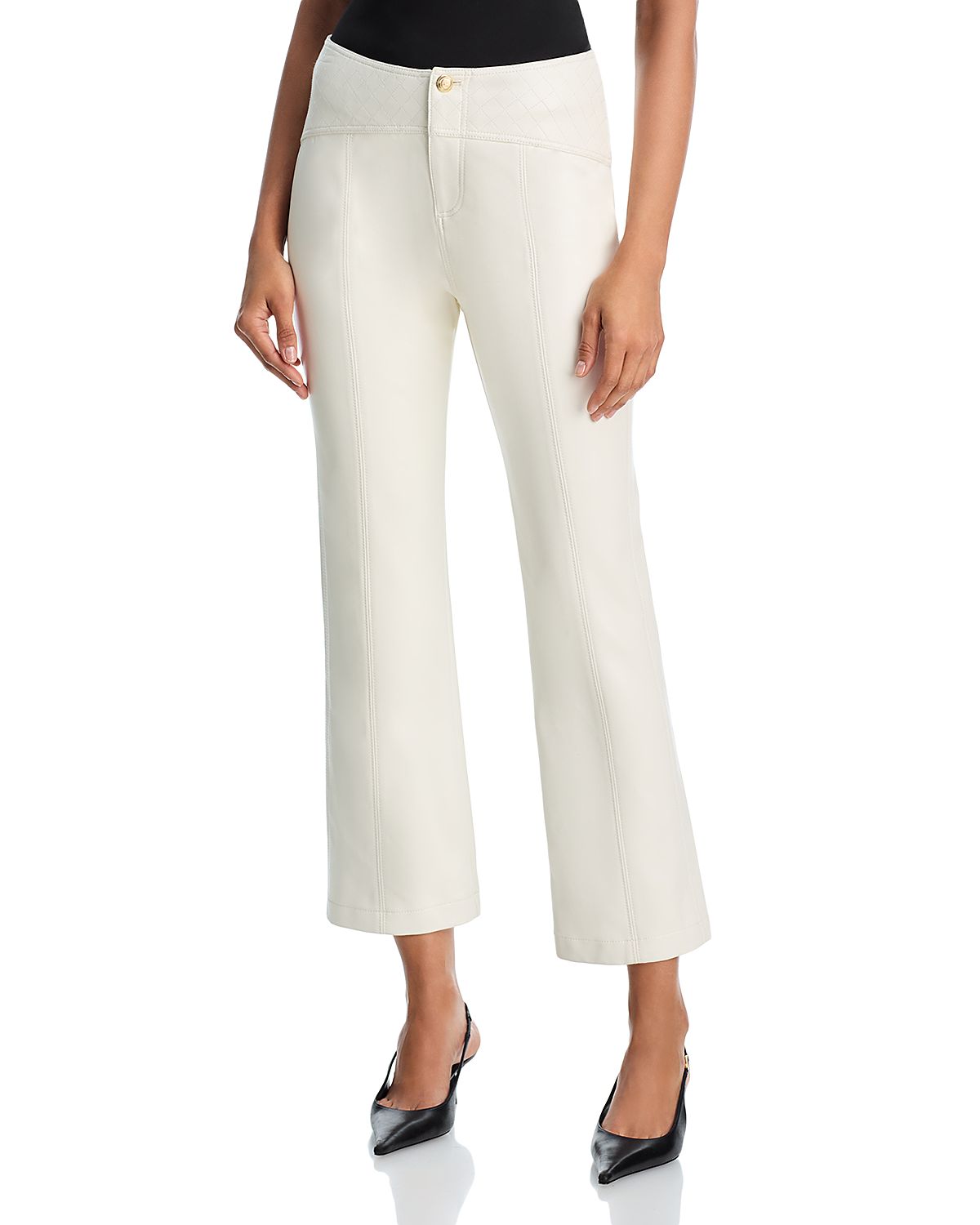 Cinq a Sept Faux Leather Quilted Loren Pants