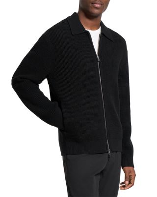 Gary Collar Relaxed Fit Full Zipper Sweater
