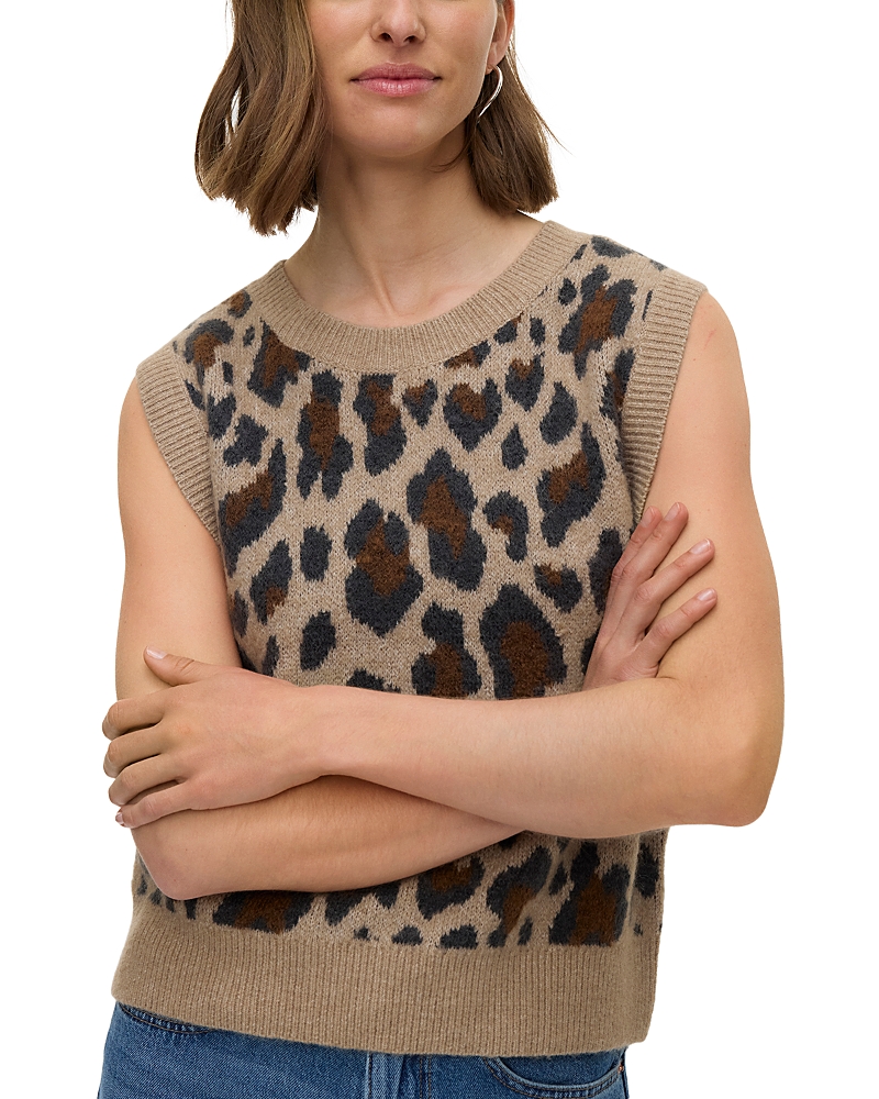 Vero Moda Leila Sleeveless O Neck Vest In Multi