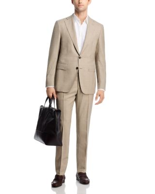 Capri M&eacute;lange Solid Slim Fit Suit