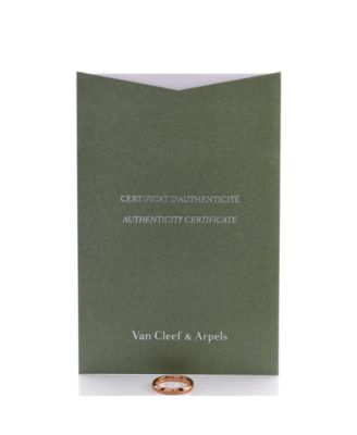  Tendrement Signature Wedding Band Ring 18K Rose Gold