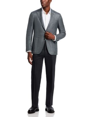 Kei Wool, Silk & Linen Twill Unstructured Trim Fit Sport Coat