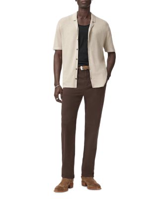 Arlon Jacquard Camp Collar Sweater