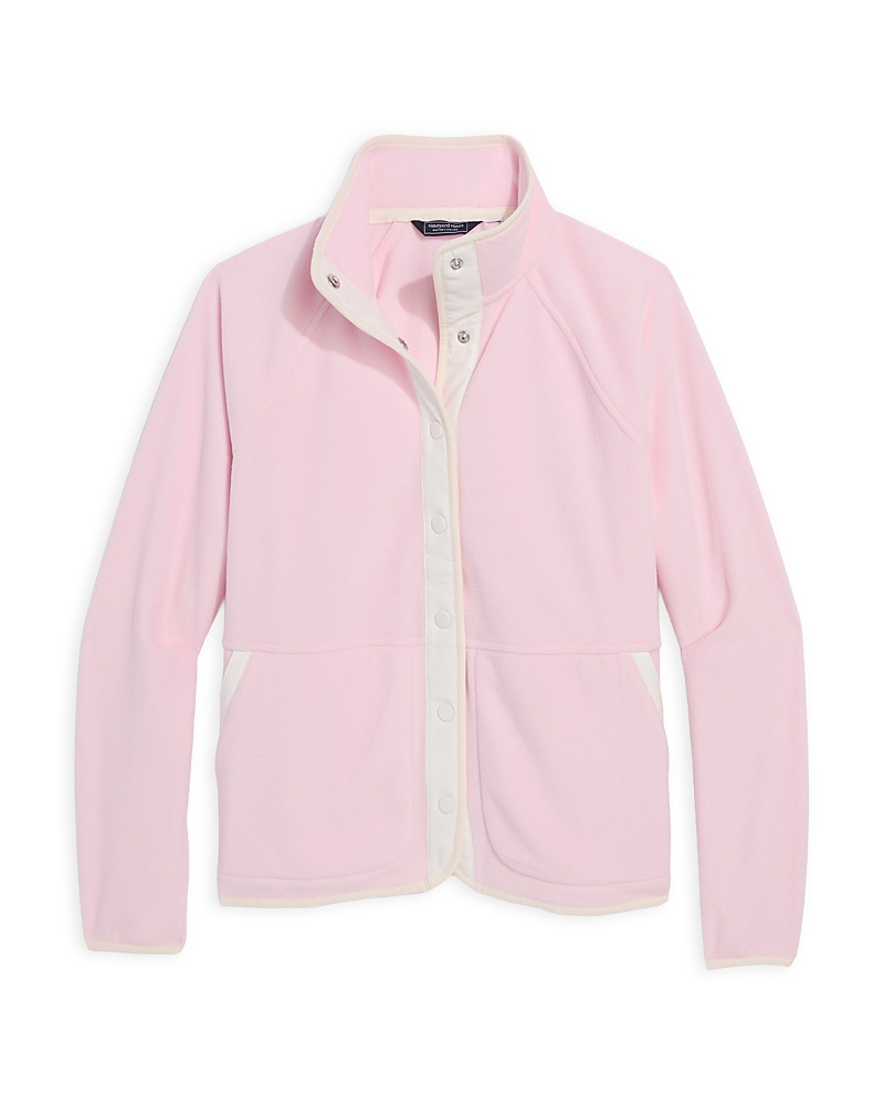 Vineyard Vines Fleece Jacket In Pink