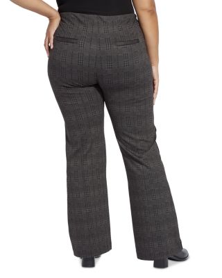 Patterned High Waist Pont&amp;eacute; Pants