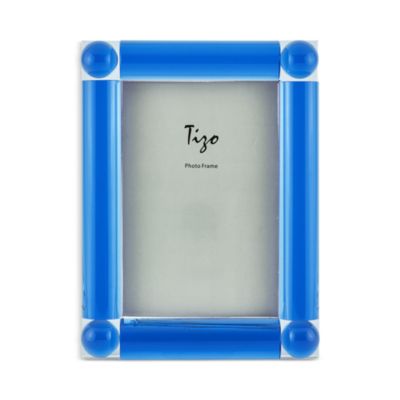 Crystal Glass Frame with Four Corner Balls, 5&amp;quot; x 7&amp;quot;