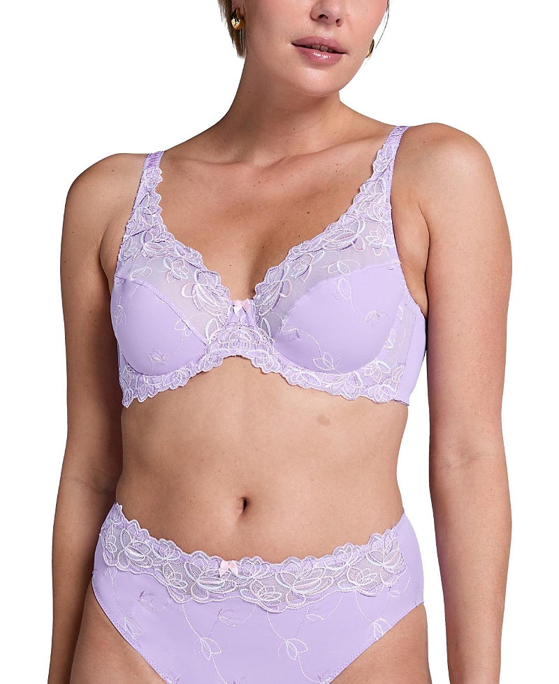 Hunkemoller Diva Non-padded Underwired Bra In Purple