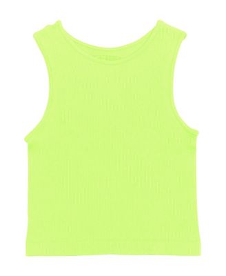  Girls' Girls' Ribbed Crop Sports Tank Top - Little Kid