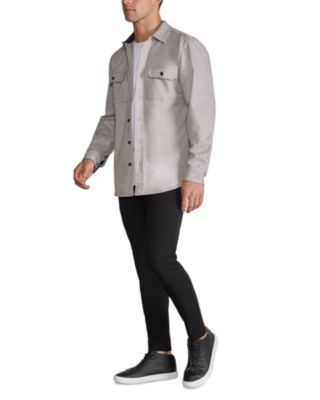 Coastal Button Front Overshirt