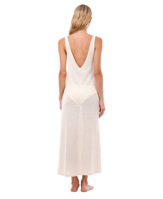  Reef Ring Front Textured Maxi Dress