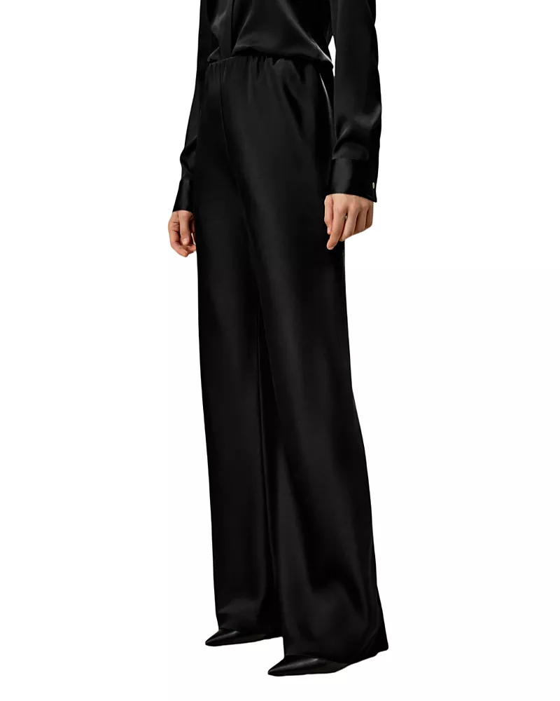 Lilysilk Full Bias Cut Silk Pants