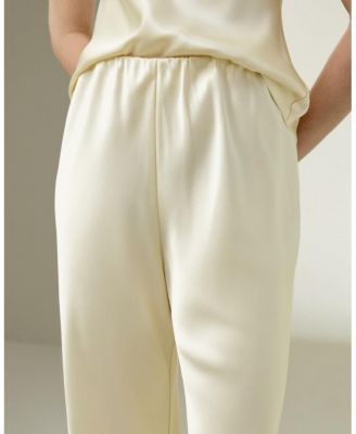 Full Bias Cut Silk Pants