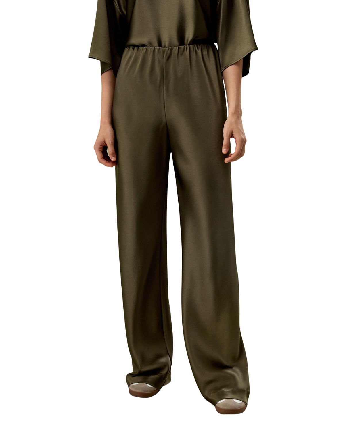 Lilysilk Full Bias Cut Silk Pants