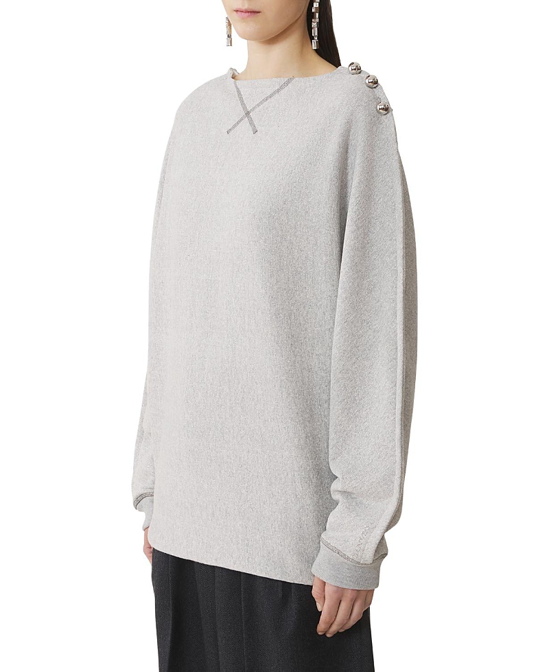 Lanvin Cotton Jersey Top In White
