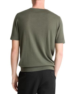 Classic Fit Short Sleeve Wool Sweater