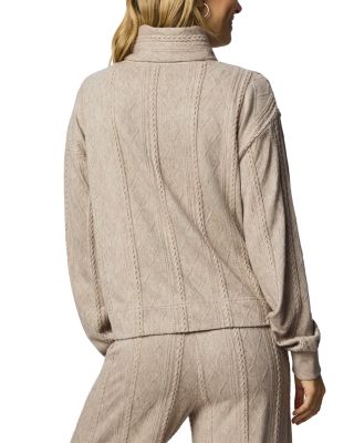Cable Lounge Turtleneck Top